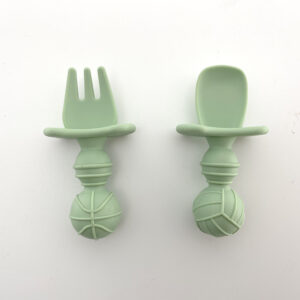 Baby Silicone Compartment Plate Drop-resistant Suit