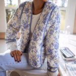 Loose Printed Thin Cotton Coat Jacket Test