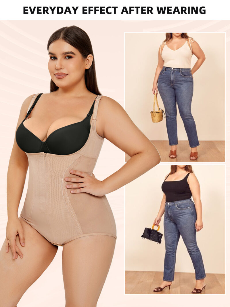 Shapewear Bodysuit Tummy Control Slim Body Shaper - Image 7