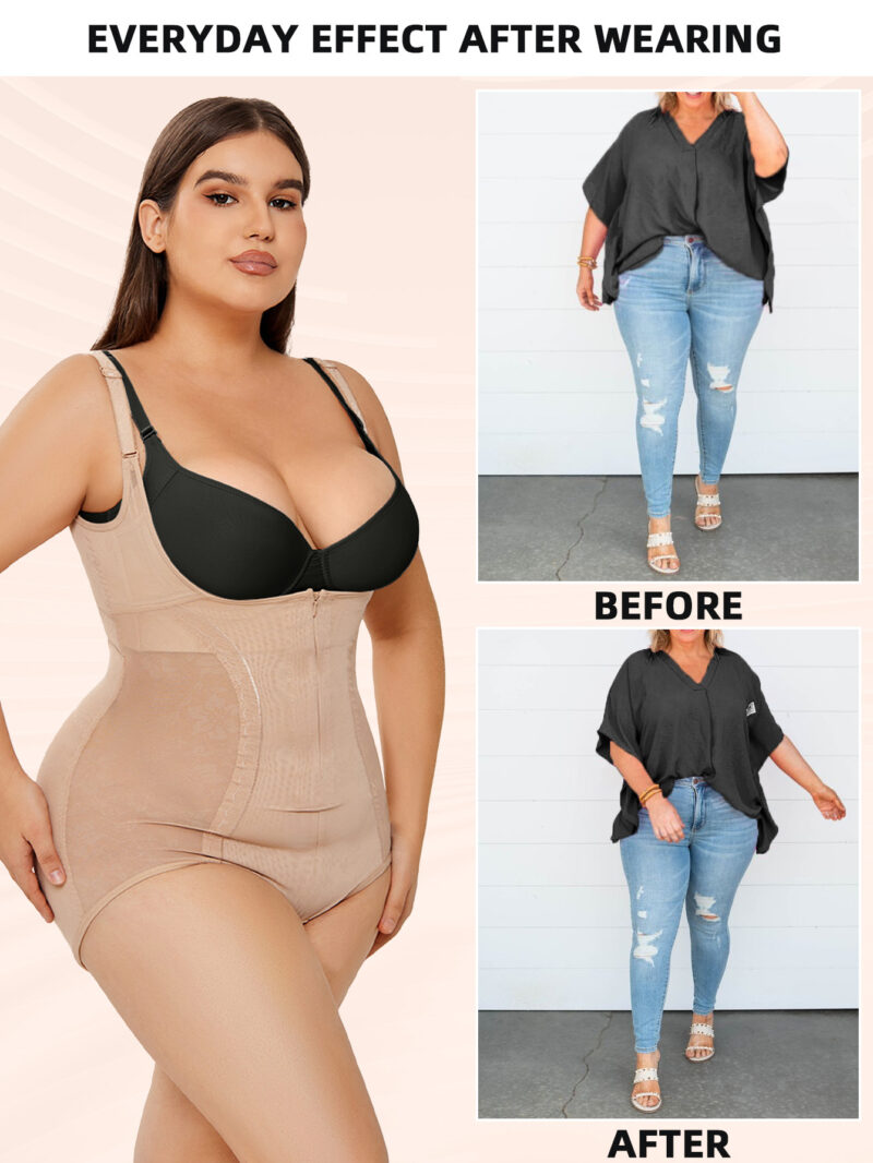 Shapewear Bodysuit Tummy Control Slim Body Shaper - Image 4