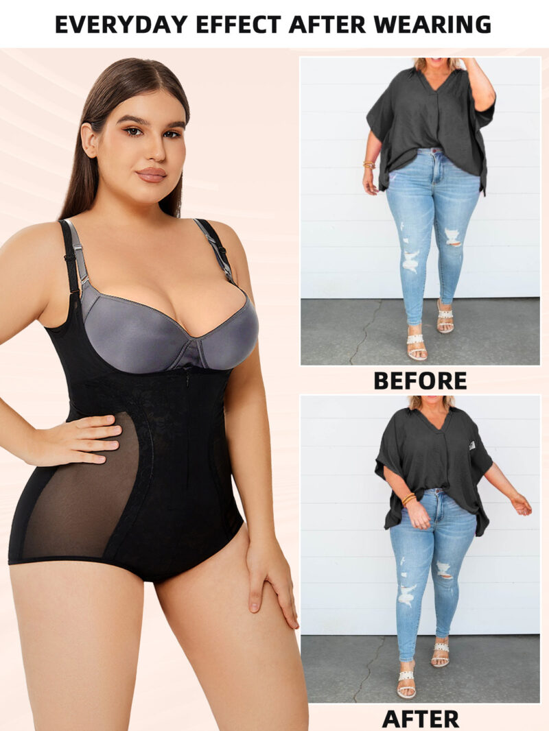 Shapewear Bodysuit Tummy Control Slim Body Shaper - Image 10