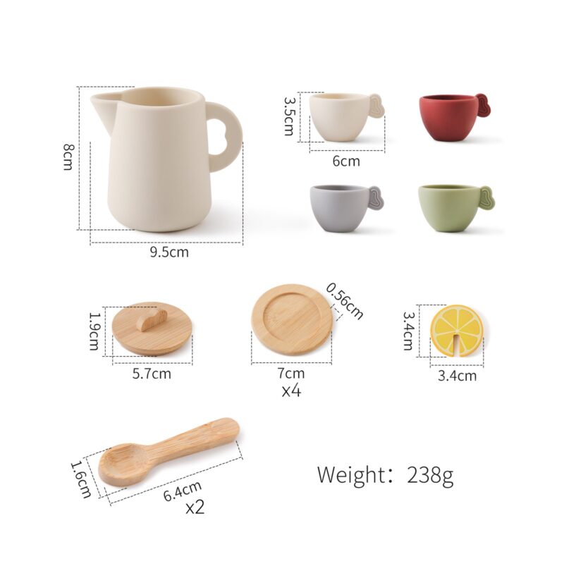 Children's Play House Baby Role Play Biteable Boiled Silicone Toy - Image 3